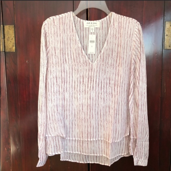 Anthropologie Cloth & Stone Victoria blouse size M - Picture 2 of 4